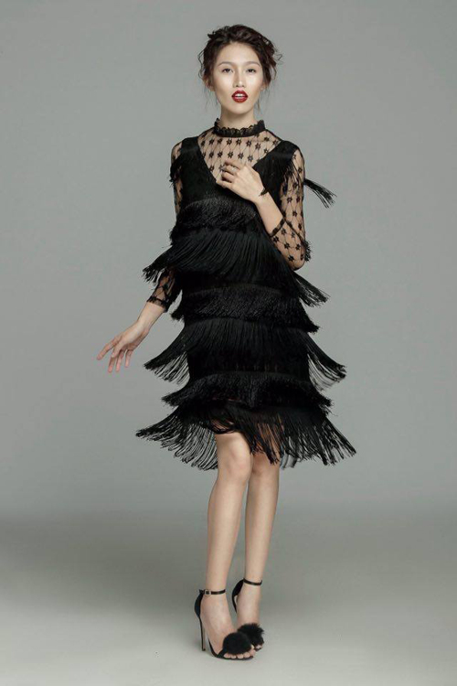 Quỳnh Châu gợi cảm hút hồn với mốt khoe nội y - 6