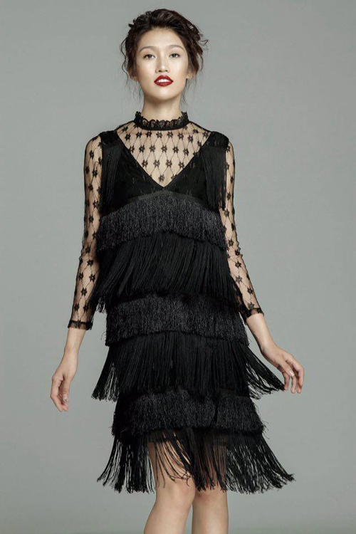 Quỳnh Châu gợi cảm hút hồn với mốt khoe nội y - 7