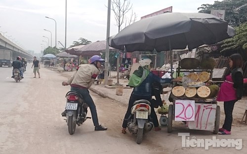 Phố hoa quả giá rẻ bán rong ở Hà Nội - 10