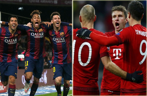 Ứng viên vô địch C1: Sự vượt trội của Barca & Bayern - 1