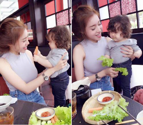 Chùm ảnh tình mẫu tử cảm động của Elly Trần và con gái - 5