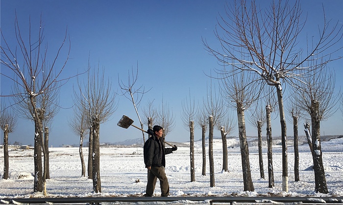 Ảnh: Cuộc sống mùa đông của người dân Triều Tiên - 12