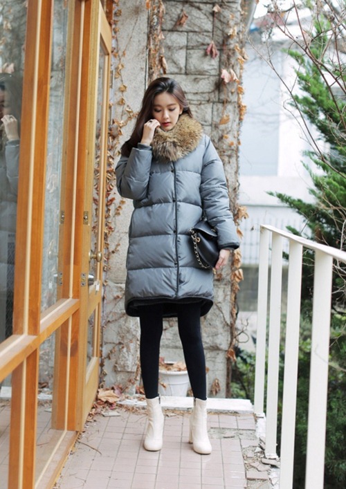 Đại hàn, áo phao dáng dài phát huy thế mạnh - 2