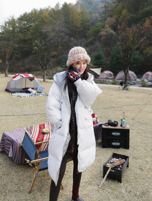 Đại hàn, áo phao dáng dài phát huy thế mạnh - 5