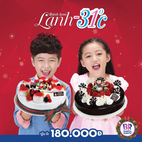 Đón Noel lạnh hơn với bánh kem -31 độ C - 1