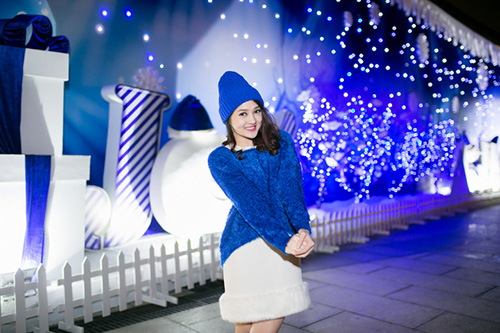 Rạo rực ngắm mỹ nhân Việt mùa giáng sinh - 7