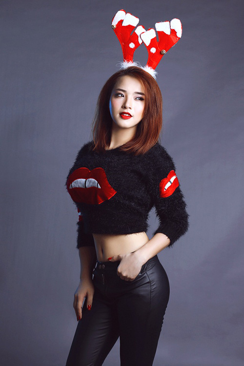 Rạo rực ngắm mỹ nhân Việt mùa giáng sinh - 8