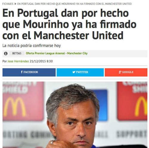 Bị sa thải chưa đầy 1 ngày, Mourinho đã được MU săn đón - 2