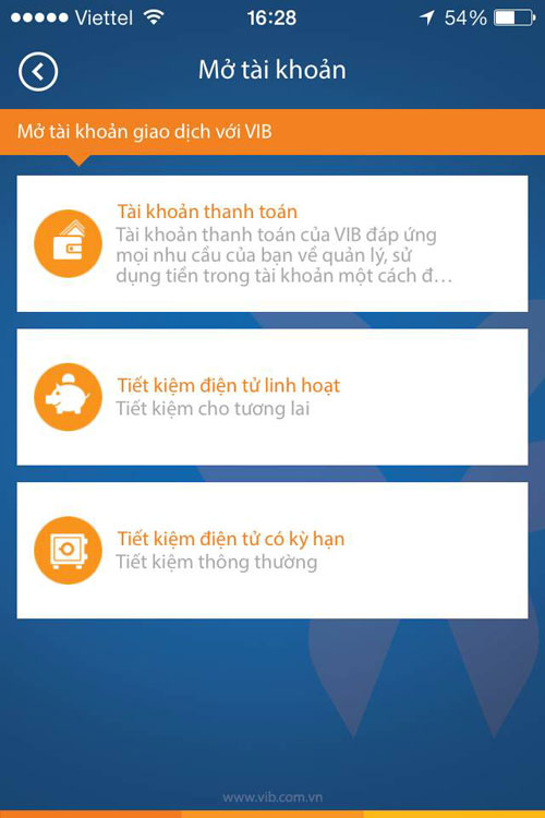 VIB mở tài khoản và gửi tiết kiệm không cần ra chi nhánh - 1