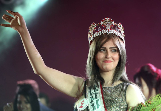 Tân Hoa hậu Iraq bị IS đe dọa bắt cóc - 1