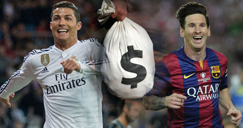 Ronaldo, Messi kiếm tiền siêu khủng: Đối thủ kỳ phùng - 1