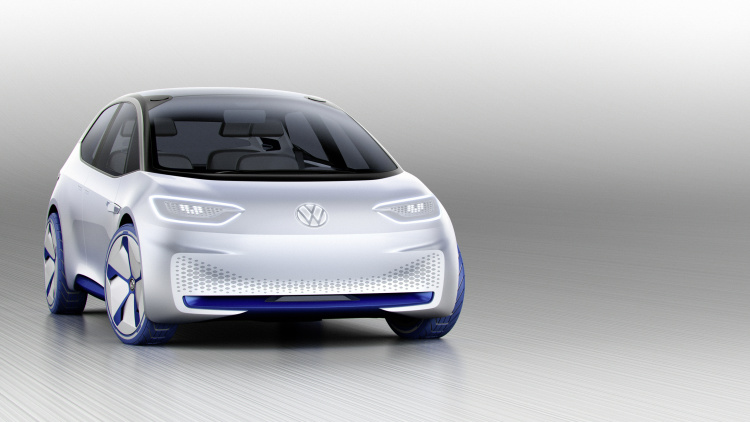 Chi tiết ngoại hình mẫu xe điện Volkswagen I.D. Concept mới - 2