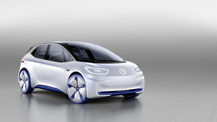 Chi tiết ngoại hình mẫu xe điện Volkswagen I.D. Concept mới - 1