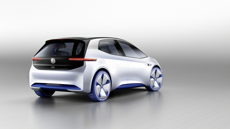 Chi tiết ngoại hình mẫu xe điện Volkswagen I.D. Concept mới - 3