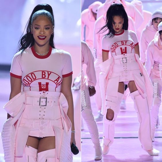 Rihanna thực sự là tín đồ của màu hồng - 7