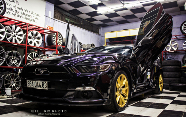 Chiếc Ford Mustang GT 5.0 Limited Edition xuất hiện tại Việt Nam mang số thứ tự 1.544/1.964.
