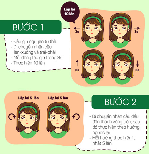 Các bài tập thể dục cho đôi mắt sáng khỏe - 2