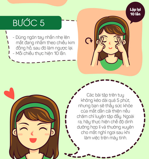 Các bài tập thể dục cho đôi mắt sáng khỏe - 4