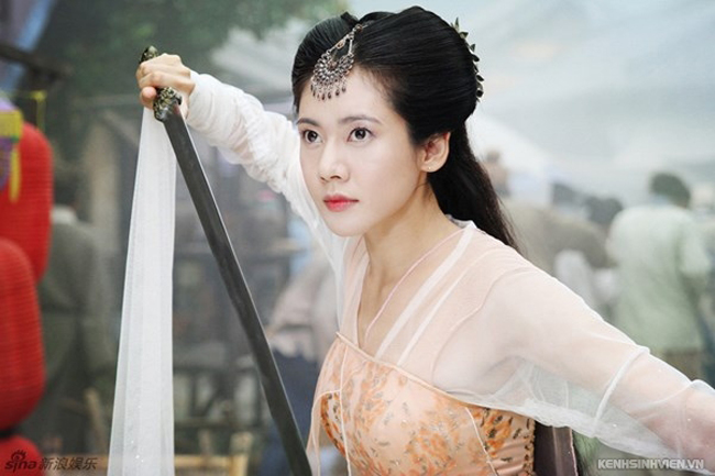 Hình ảnh đẹp của nữ diễn viên xứ Hàn trên màn ảnh nhỏ Trung Quốc.