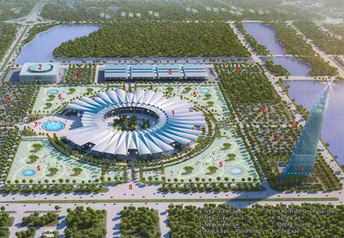 Hà Nội xây trung tâm triển lãm lớn nhất châu Á - 1