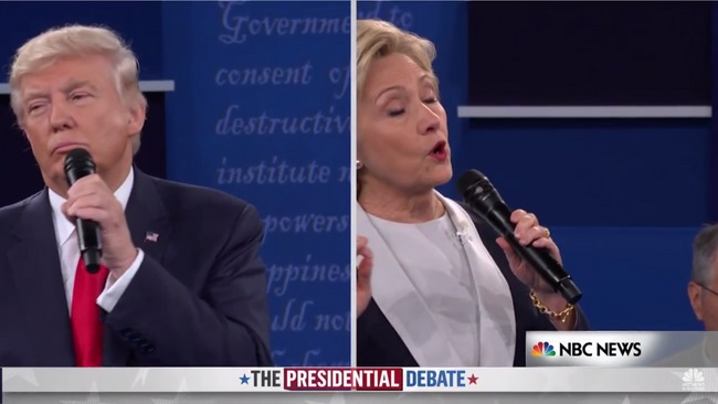 Tranh luận lần 2:Trump lấy công làm thủ sau video nói tục - 2