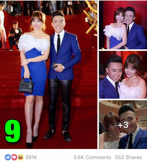 7 hình ảnh Trấn Thành tình tứ với bạn gái nhiều &#34;like&#34; nhất - 7