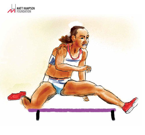 Xúc động: Fan liệt cả người vẽ SAO thể thao bằng miệng - 5