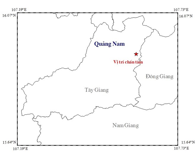Quảng Nam: Động đất mạnh 3,4 độ richter - 1