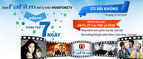 Mobifonetv trình làng gói phim tổng hợp FAFILM - 1