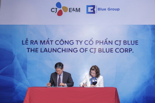 Hai 'ông lớn' truyền thông Việt - Hàn hợp tác ra mắt CJ Blue - 1