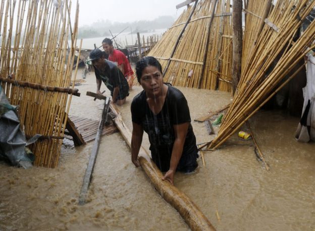 Sau Sarika, siêu bão Haima đổ bộ Philippines - 1