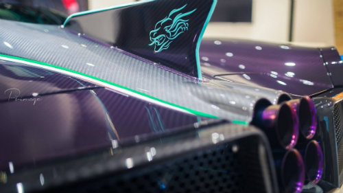 Chết mê Pagani Huayra thân màu tím, la-zăng vàng - 9