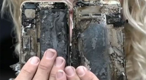 HOT: iPhone 7 phát nổ, xe ô tô bị cháy - 1