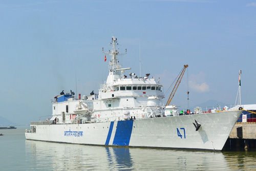 Tàu bảo vệ bờ biển Ấn Độ cập cảng Tiên Sa thăm Đà Nẵng - 1