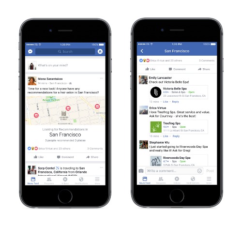 Facebook cập nhật hàng loạt chức năng mới trên iOS - 1