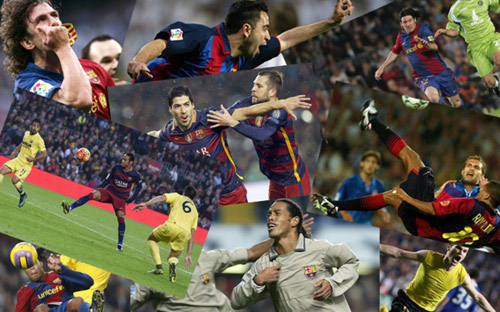 Siêu phẩm số 1 Barca: Rô "béo" đấu Ronaldinho, Messi - 1