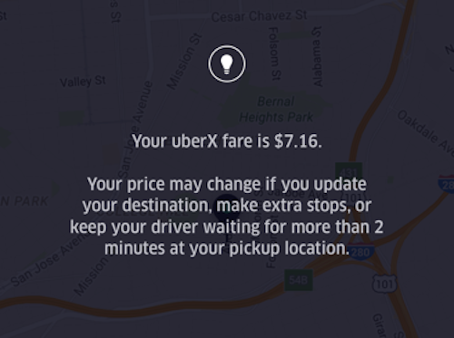 Uber sẽ &#34;chốt&#34; giá trước chuyến đi với dịch vụ UberX - 1