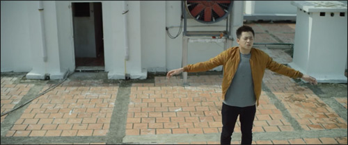 Ngô Kiến Huy tái mặt vì cảnh quay &#34;nhảy lầu&#34; - 2
