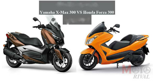 So găng Yamaha X-Max 300 và Honda Forza 300 - 1