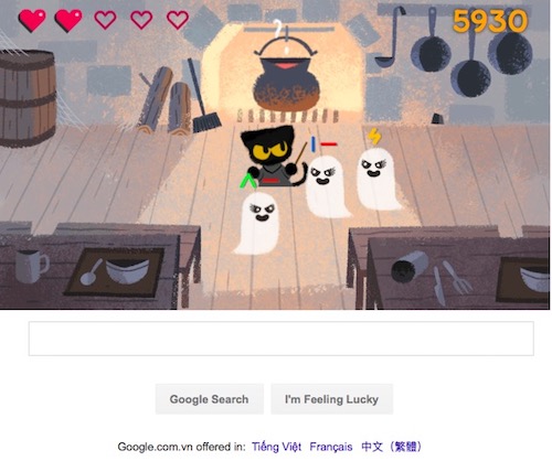 Chơi game "Diệt trừ yêu ma" trên Google Search - 3