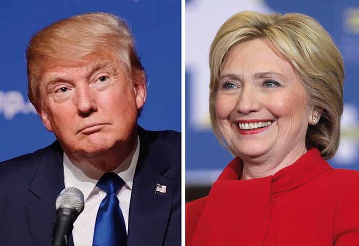 Bầu cử Mỹ: Trump &#34;phà hơi nóng&#34; vào gáy Hillary Clinton - 1