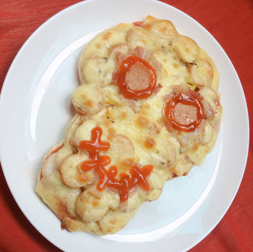 Halloween làm pizza "kinh dị" nào! - 10