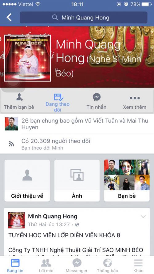 Minh Béo mở Facebook và sắp về Việt Nam? - 1
