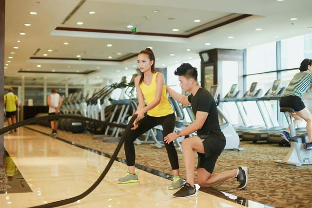 Ngắm Quán quân Next Top Ngọc Châu gợi cảm tập gym - 13