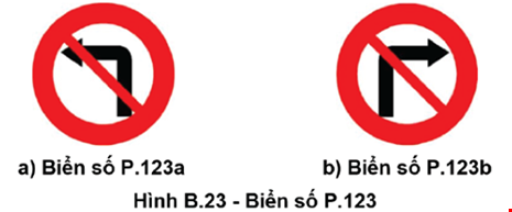 Từ 1-11: Thay đổi biển giao thông cấm rẽ, quay đầu xe - 1