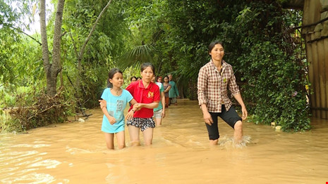 Lũ trên sông Gianh đang nhấn chìm hàng ngàn ngôi nhà - 4