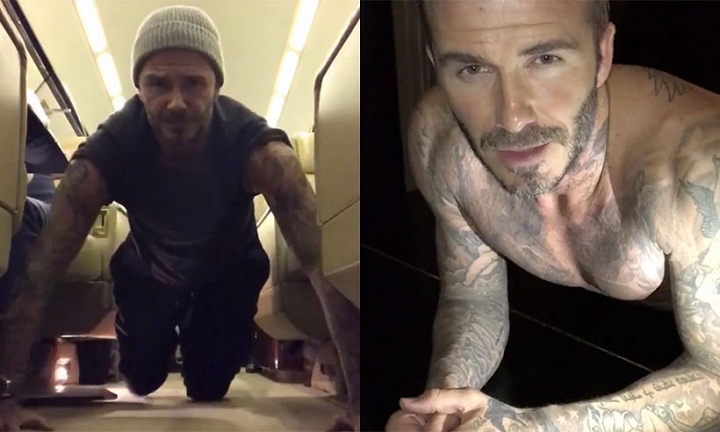 David Beckham dẫn đầu trào lưu hít đất rầm rộ mạng xã hội - 1