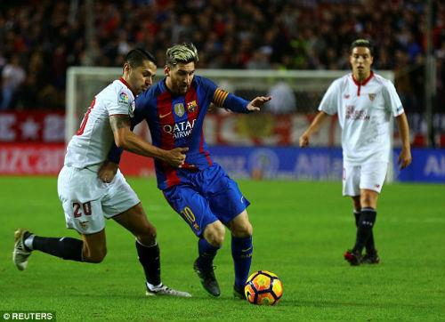 Góc chiến thuật Sevilla - Barca: Hãy cản Messi nếu có thể - 2