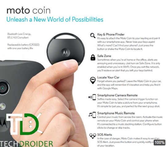 Motorola giới thiệu “đồng xu thông minh” tìm chìa khóa nhanh chóng - 1