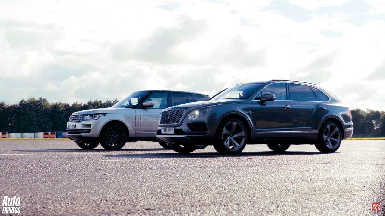 Video: Bentley Bentayga đọ sức Range Rover - 1